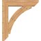 Ekena Millwork Thorton Slat Smooth Bracket w/ Offset Brace, Western Red Cedar, 7 1/2"W x 34"D x 38"H BKT0806X34X38THR06SWR - alternate 4